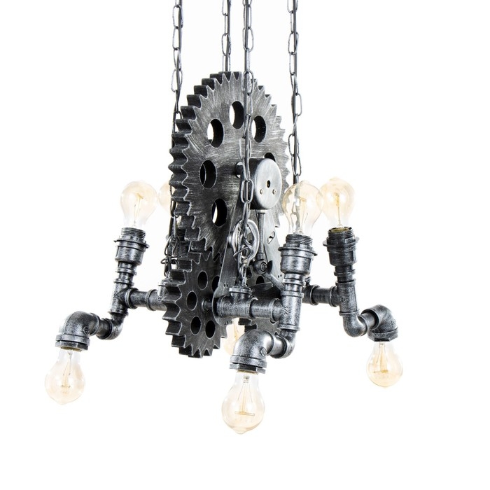 Люстра Люстра "Джеймас" 8хЕ27 черный 44х36х BayerLux