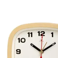 Будильник-часы настольные &laquo;Классика&raquo;, дискретный ход, 12.5&times;10.5 см, от батарейки АА