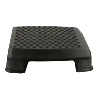 Подставка для ног, Стамм, 34.3&times;10.5&times;44.7 см, рельефная поверхность, черная