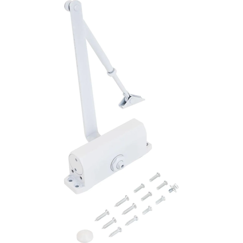 Доводчик дверной NOTEDO DC-100 легкий характер WHITE&nbsp; до 120кг (10)