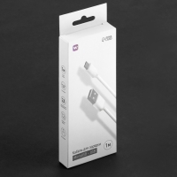 Кабель Windigo, microUSB - USB, 2 А, зарядка + передача данных, TPE оплетка, 1 м, белый