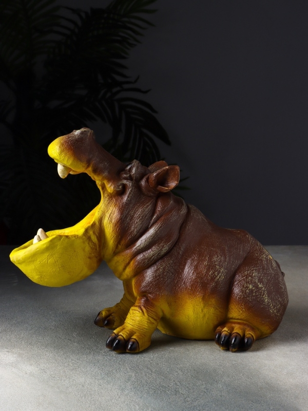 Копилка Копилка "Бегемот с открытой пастью" 14х32х17 см
