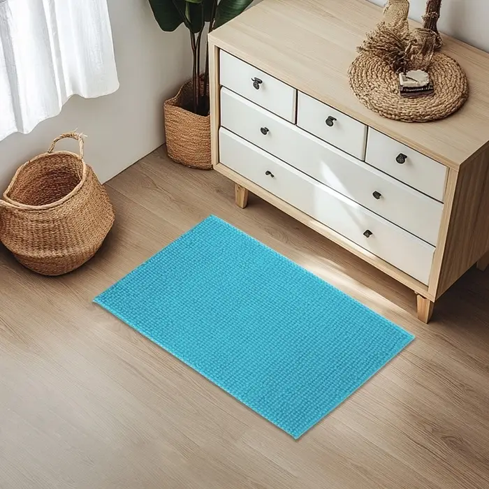 Коврик для дома Доляна &laquo;Букли&raquo;, 50&times;80 см, голубой