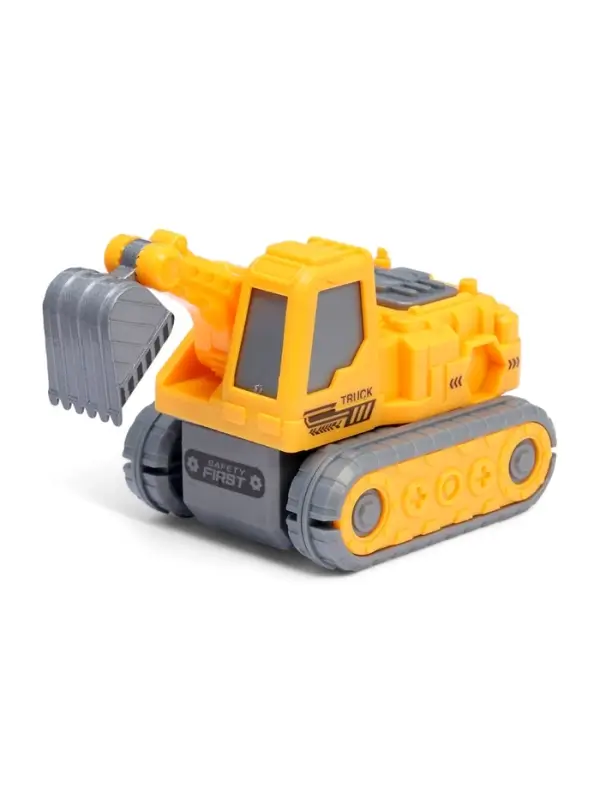 Робот-трансформер «Стройбот», собирается из 5 машинок, подвижные детали