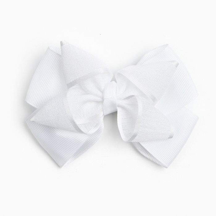 Выпускной. Бант для волос на заколке, 11 см, Принцессы