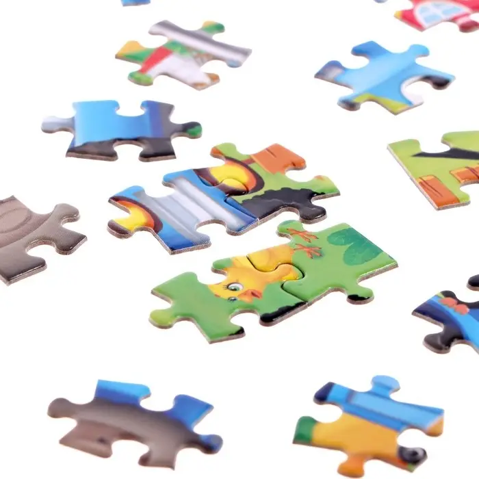 Пазл детский «Весёлый трактор», 54 элемента Пазл детский «Весёлый трактор», 54 элемента