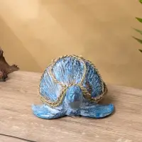 Сувенир "Черепаха" дерево сиграсс, кокос, 25х16х10 см, цв. голубой Сувенир "Черепаха" дерево сиграсс, кокос, 25х16х10 см, цв. голубой