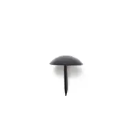 Гвозди ТУНДРА, декоративные, обивочные, 19&times;22 мм, черный, фасовка 50 шт.