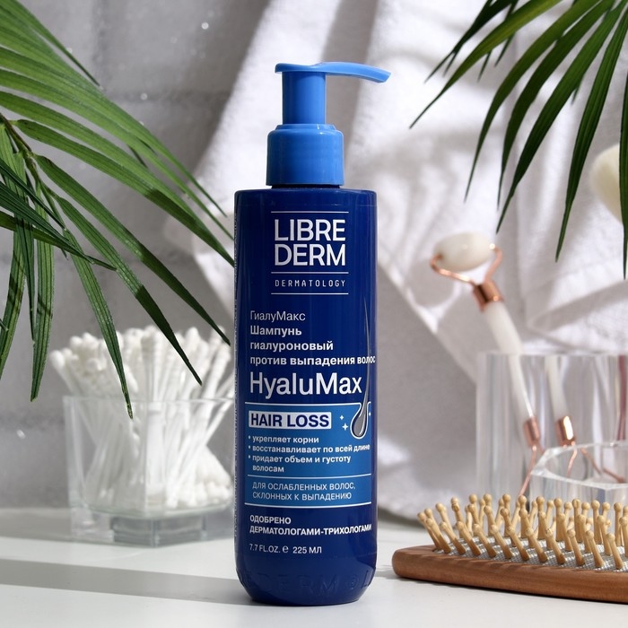 Шампунь против выпадения волос LIBREDERM HyaluMax гиалуроновый, 225 мл Шампунь против выпадения волос LIBREDERM HyaluMax гиалуроновый, 225 мл