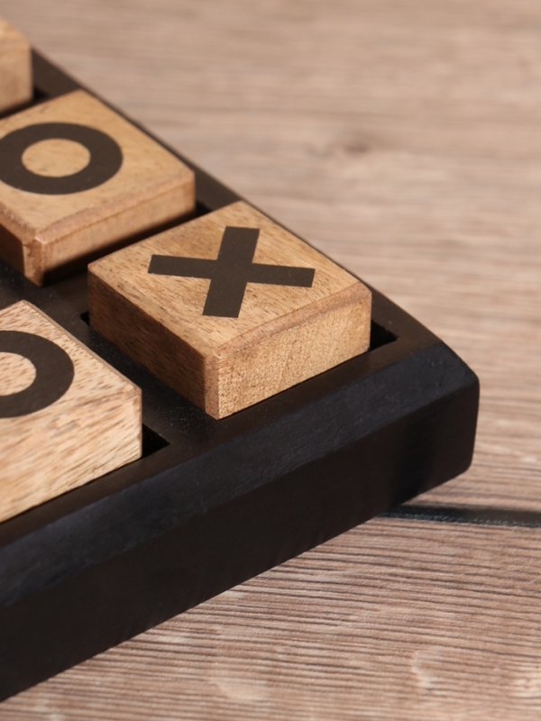 Настольная игра  Настольная игра "Крестики-нолики" 16.5х16.5 см, манговое дерево