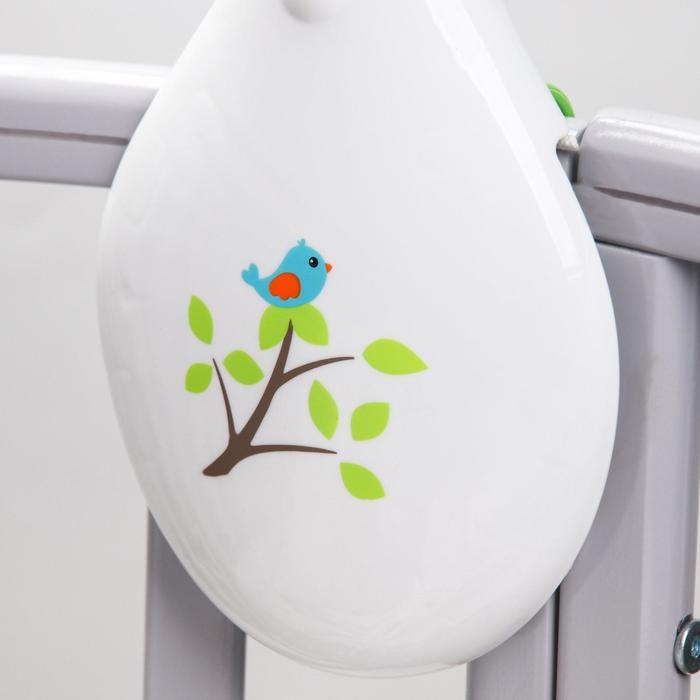 Мобиль музыкальный на кроватку «Тропический лес. Совушка», 3 игр., на батарейках, съемный муз.блок Мобиль музыкальный на кроватку «Тропический лес. Совушка», 3 игр., на батарейках, съемный муз.блок