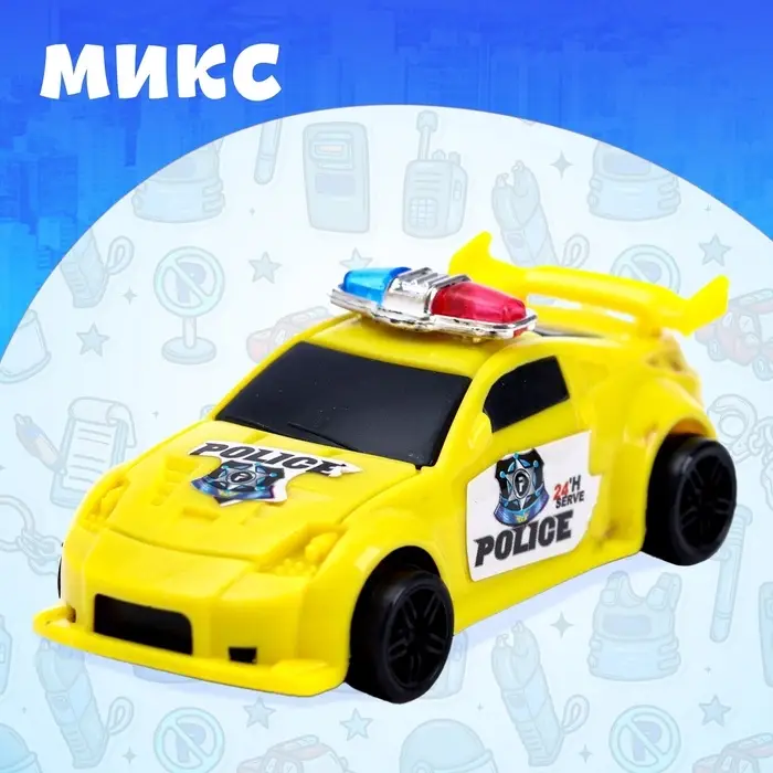 Машина инерционная «Полиция», МИКС Машина инерционная «Полиция», МИКС