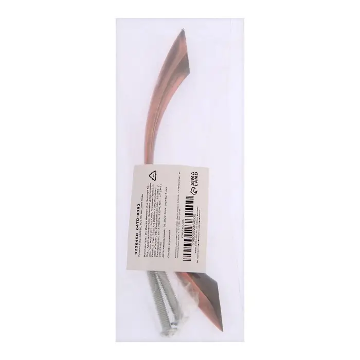 Ручка-скоба CAPPIO RSC014, м/о 96 мм, цвет медь, 4 шт.