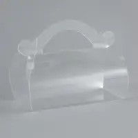 Складная прозрачная коробка из PVC, для упаковки подарков, 9.9×4.9×5.5 см
