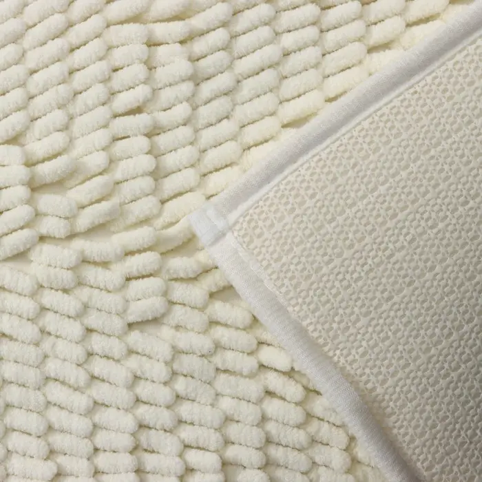 Коврик для дома Доляна &laquo;Букли длинные&raquo;, 40&times;60 см, длина букли 2 см, молочный