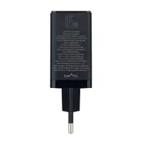 Сетевое зарядное устройство с кабелем Type-C-Type-C+2 PD65W+USB QC3.0 GaN CCGP120201 Baseus черный