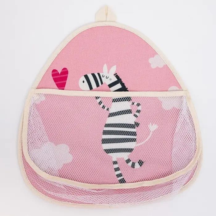 Сетка для хранения игрушек в ванной с петелькой &laquo;Зебра&raquo;