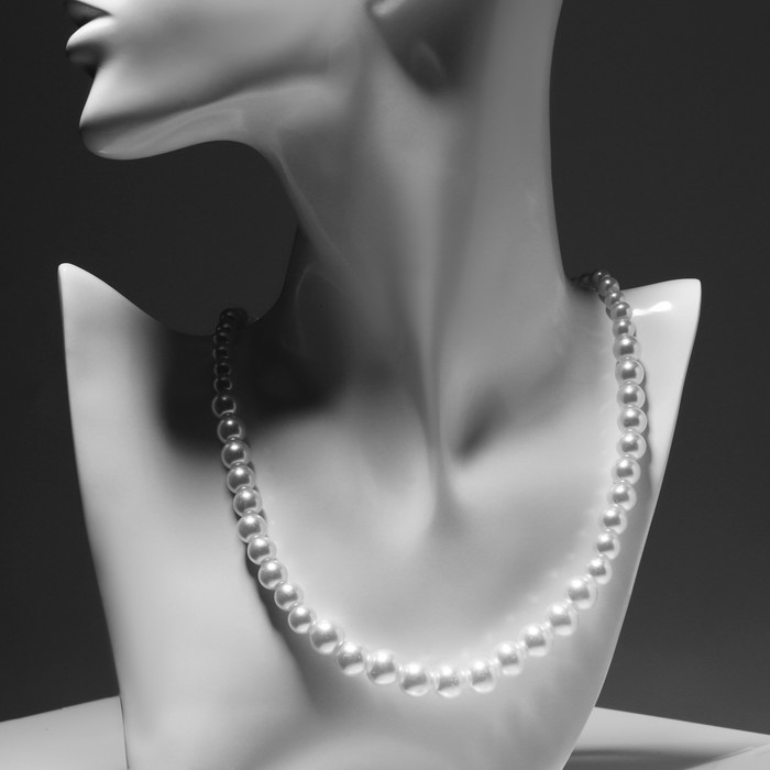 Бусы жемчуг «Невеста» шар №4,6,8, цвет белый, L=45 см Бусы жемчуг «Невеста» шар №4,6,8, цвет белый, L=45 см