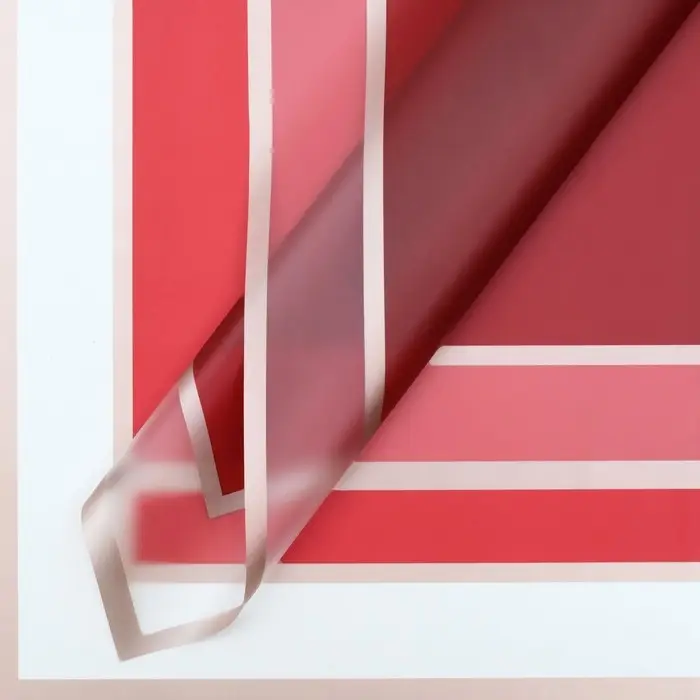 Пленка флористическая, винная, 58 х 58 &plusmn;5% см, 50 мкм