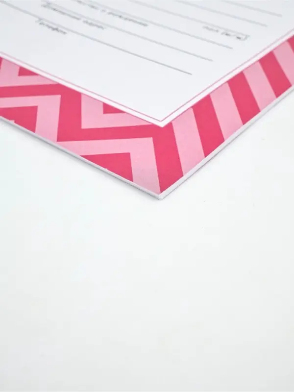 Медицинская карта А4, 16 л. Форма №112/у и прививочный сертификат А6, 12 л "Розовый"