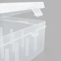 Органайзер для ниток, 42 катушки, 23.7&times;13.7&times;6.6 см, прозрачный
