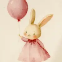 Тарелка керамическая &laquo;Зайчик&raquo;, детская, 21.5 см