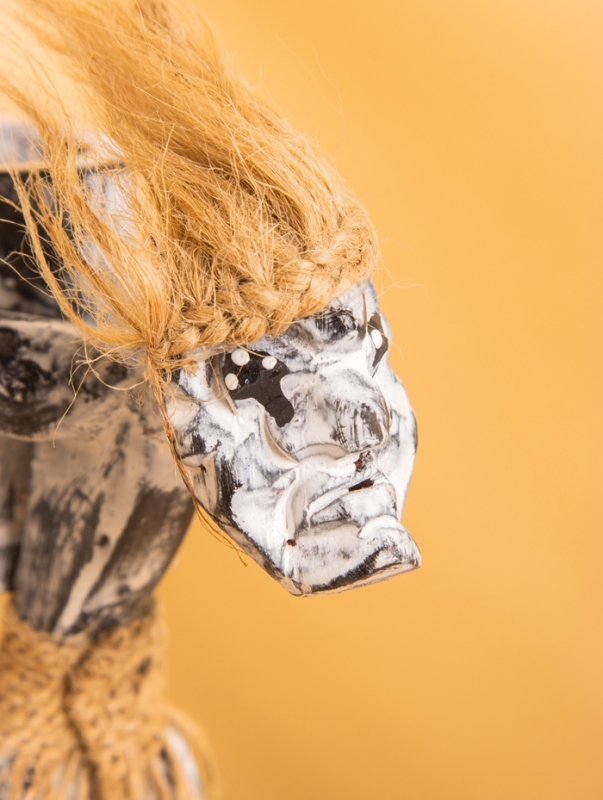 Сувенир Сувенир "Абориген с кувшином" дерево, 8х13х20 см