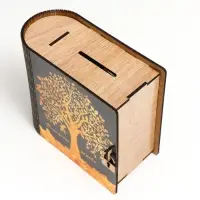 Копилка-книга "Дерево" 14х14 см
