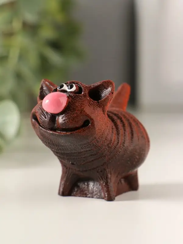 Сувенир Кот Улыбка,микс 5х3,5х5,5см