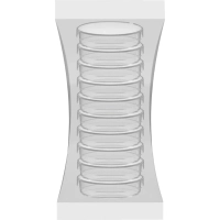 Чашка Петри стерил., диам.60, п/с, ЧБН1-В-14x60 10шт/уп