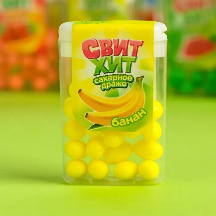 Драже сахарное Драже сахарное "Свит хит" ассорти в стенде, 12 г
