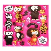 Игрушка - сюрприз Funny Box WOOW TOYS &laquo;Зверятки&raquo;: брелок, наклейки, карточка