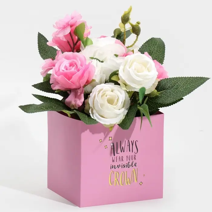 Коробки для мини букетов &laquo;Маленькая принцесса&raquo;, 12 &times; 20 &times; 10 см