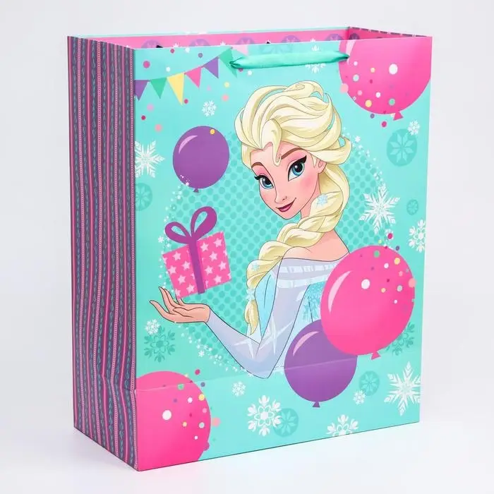 Пакет подарочный «Чудеса ждут тебя»,40х49х19 см, упаковка, Холодное сердце