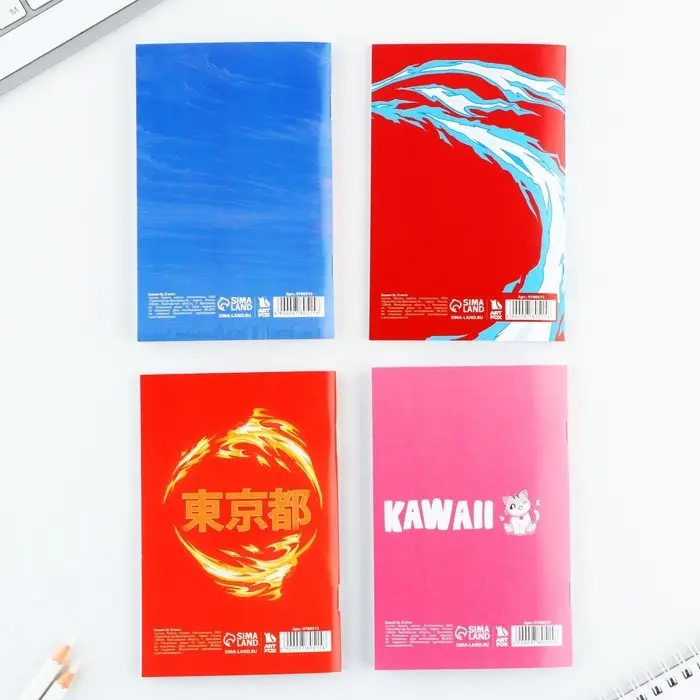 МИКС блокнотов А6, 32 листа &laquo;Аниме&raquo;