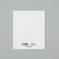 Открытка на акварельном картоне «С Новым годом», тиснение, 10.7×8.8 см