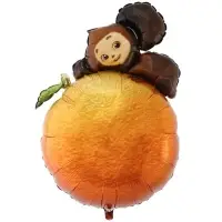 Воздушный шар фольгированный 26" &laquo;Чебурашка на апельсине&raquo;