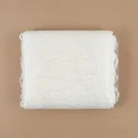 Кружевная эластичная ткань &laquo;Павлин&raquo;, 180 мм, 23&plusmn;1 м, белая