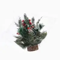 Новогодняя композиция на стол &laquo;Зимнее волшебство. Лесной фестиваль&raquo; пластик, шишки, ягоды, 30 см