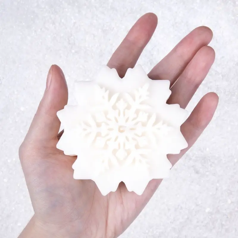 Свеча Snowflame 2, белая, 8 см Свеча Snowflame 2, белая, 8 см