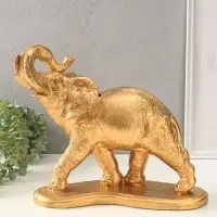 Копилка для денег &laquo;Слон индийский&raquo;, гипс под золото, 35&times;40&times;15 см