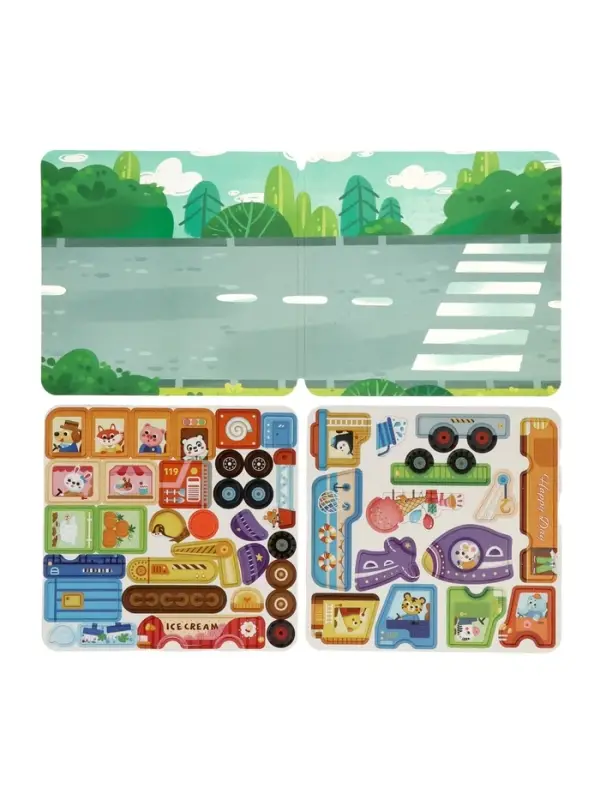 Магнитный набор Магнитный набор "Транспорт"