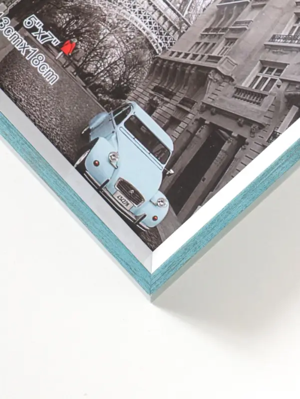 Фоторамка пластик 13х18 см "Данте" голубая лагуна 19х13,8х2,5 см