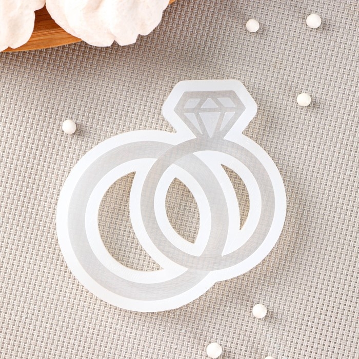 Силиконовая форма «Кольца», 7,5×8 см, прозрачная Силиконовая форма «Кольца», 7,5×8 см, прозрачная