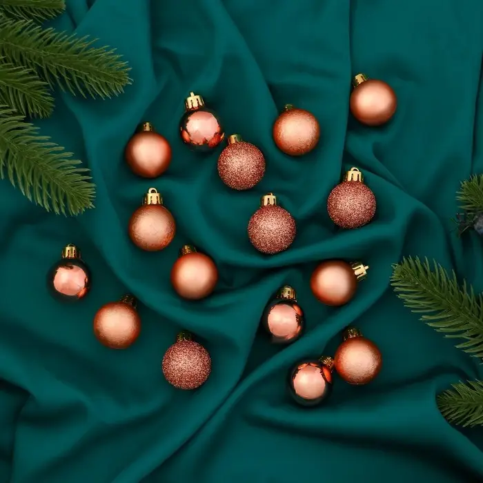 Набор шаров пластик d-3 см, 16 шт Набор шаров пластик d-3 см, 16 шт "Перламутр"