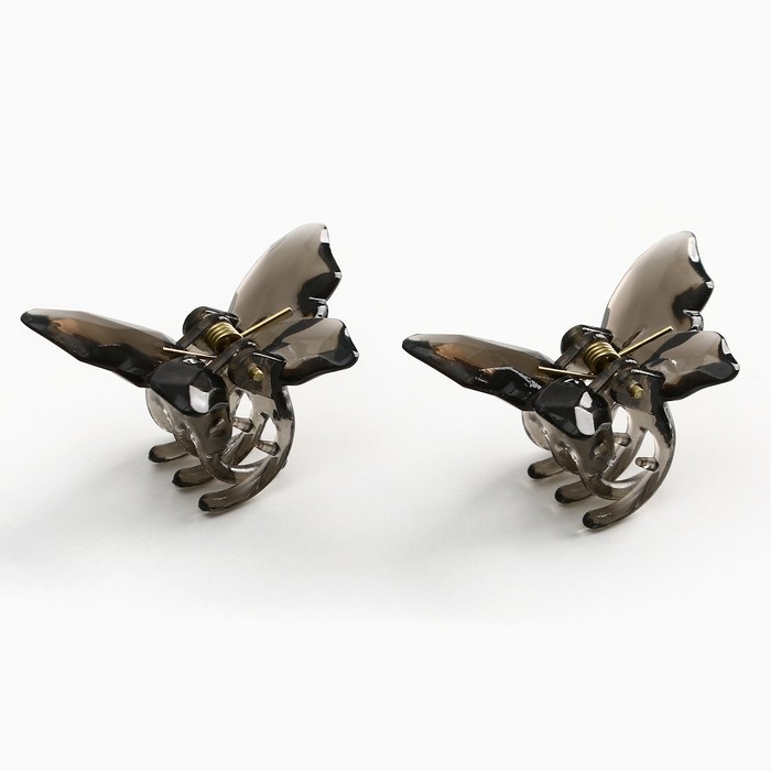 Краб для волос в форме бабочек «Dream», 2 шт., 4 х 3 х 2.5 см Краб для волос в форме бабочек «Dream», 2 шт., 4 х 3 х 2.5 см