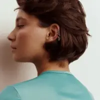 Серьги каффы &laquo;Бантик балерина&raquo;, 2 шт. цвет серебро