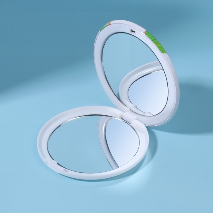 Зеркало складное «Ламы», d = 7,5 см, рисунок МИКС Зеркало складное «Ламы», d = 7,5 см, рисунок МИКС