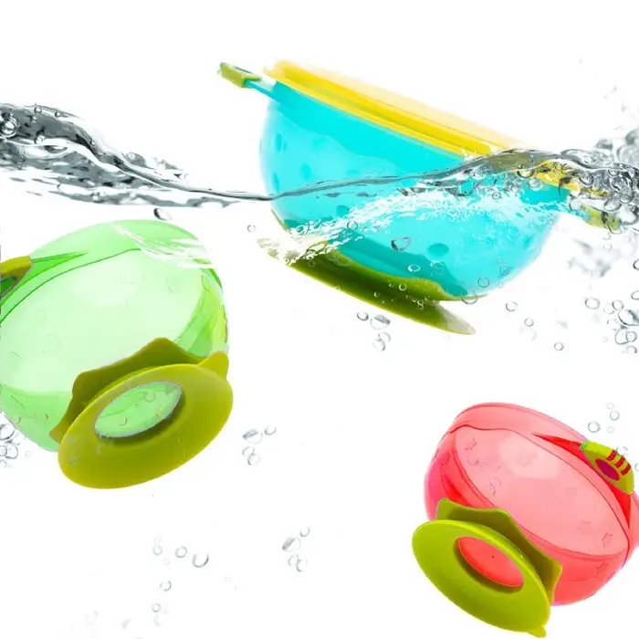 Тарелки для кормления/хранения M&B на присоске, 3 шт., 150, 250, 350 мл. с крышками, от 5 мес.