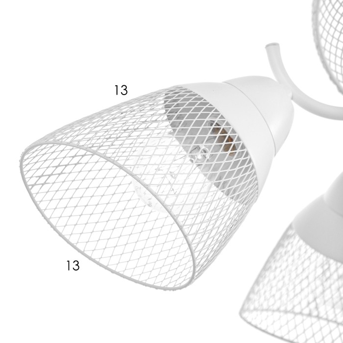 Люстра Люстра "Грэйс" 5х60Вт Е27 Белый 56х56х28см